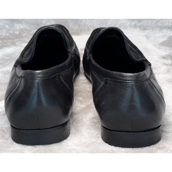 Cole Haan Black Leather Moccasin Slip On Loafers Mens Size 10 - Picture 5 of 15